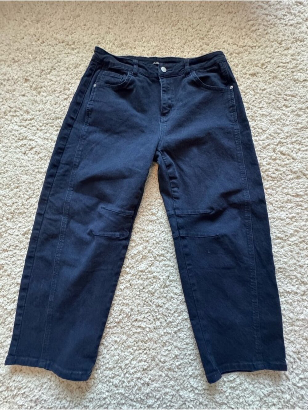 Flamingals Barrel Jeans in Navy